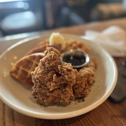 Chicken and waffles