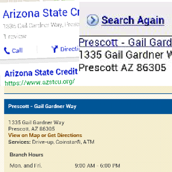 OneAZ Credit Union - Showing address and hours of this location. - Banks & Credit Unions Near Me - Prescott, Arizona OneAZ Credit Union - Showing address and hours of this location. - Banks & Credit Unions Near Me - Prescott, Arizona