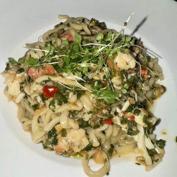 The Pocket - spicy crab noodles - New American Near Me - Carmel-by-the-Sea, California