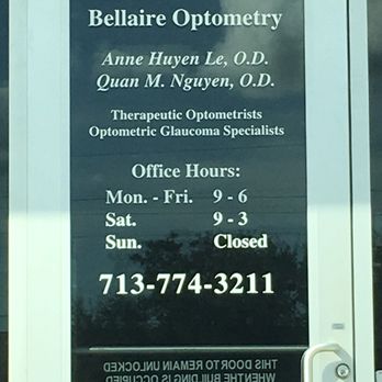 Bellaire Optometry - Optometrists Near Me - Houston, Texas