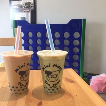 Mini Moo's Tea Shop - Mango and matcha - Bubble Tea Near Me - Centennial, Colorado Mini Moo's Tea Shop - Mango and matcha - Bubble Tea Near Me - Centennial, Colorado