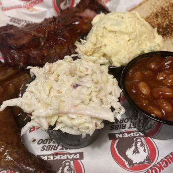 Hickory House Ribs & Steaks - Half rack ribs, quarter chicken, beans, coleslaw and potato salad! - Barbeque Near Me - Parker, Colorado Hickory House Ribs & Steaks - Half rack ribs, quarter chicken, beans, coleslaw and potato salad! - Barbeque Near Me - Parker, Colorado