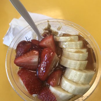 Tru Nature Juice Bar - Banana and strawberry toppings - fresh and generous portion. - Juice Bars & Smoothies Near Me - Ocoee, Florida Tru Nature Juice Bar - Banana and strawberry toppings - fresh and generous portion. - Juice Bars & Smoothies Near Me - Ocoee, Florida