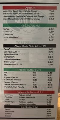 Menu photo 2 Pizzeria Sole D'Oro Pfungstadt, HE