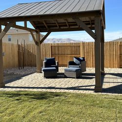 T&T Lawns Plus - New pad and Gazebo