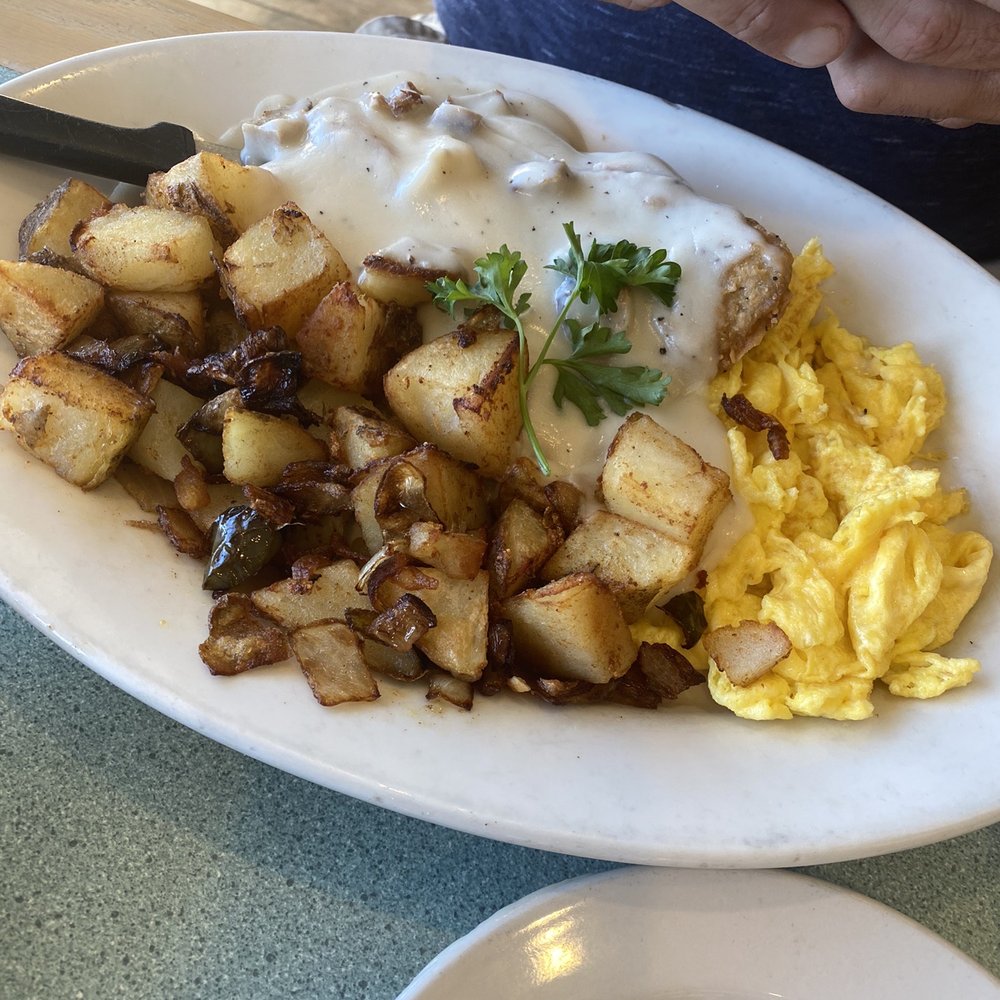 Pegah's Kitchen - Country Fried Steak and Eggs - American Near Me - Escondido, California Pegah's Kitchen - Country Fried Steak and Eggs - American Near Me - Escondido, California