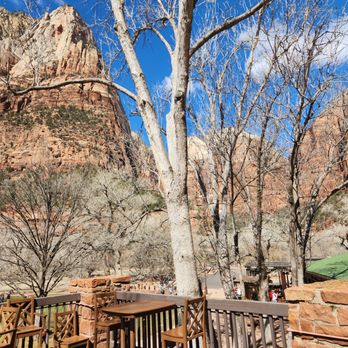 Red Rock Grill - a view of the mountains - American Near Me - Springdale, Utah