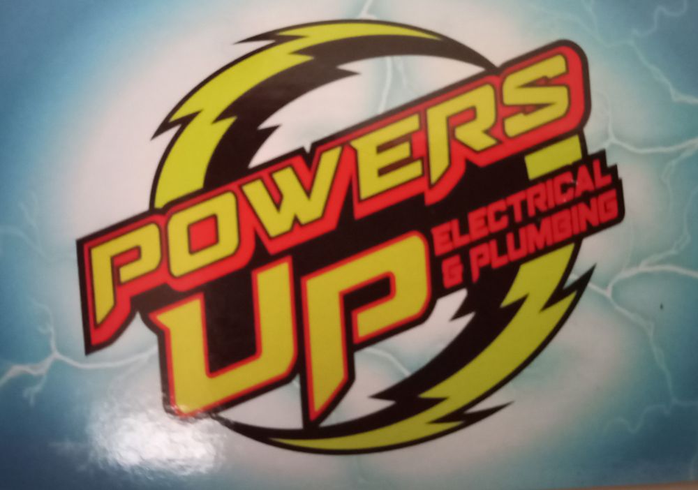 Slide of Powers Up Electrical & Plumbing