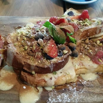 Paper Plane Cafe - French Toast w side of Bacon - Coffee & Tea Near Me - Parramatta, NSW Paper Plane Cafe - French Toast w side of Bacon - Coffee & Tea Near Me - Parramatta, NSW