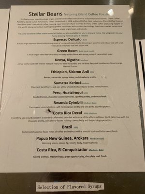 Menu photo 7 Stellar Coffee Roswell, NM
