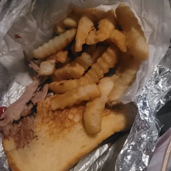 Sonny's BBQ - Pulled pork sandwich on Texas toast with fries - Barbeque Near Me - Marietta, Georgia Sonny's BBQ - Pulled pork sandwich on Texas toast with fries - Barbeque Near Me - Marietta, Georgia