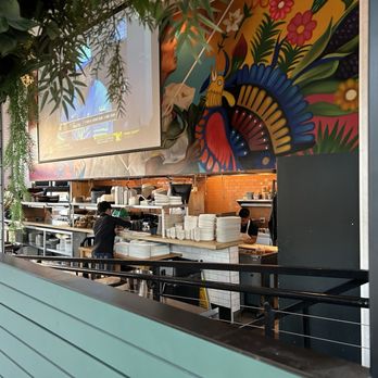 Buena Vida - Kitchen shot from our table - Mexican Near Me - Arlington, Virginia