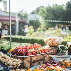 Autunno - This was the appetizer table for our wedding. Autunno's matched our wedding theme perfectly with the decorations.