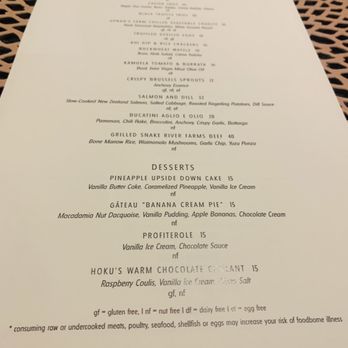 The Veranda - This is the whole menu - Wine Bars Near Me - Honolulu, Hawaii The Veranda - This is the whole menu - Wine Bars Near Me - Honolulu, Hawaii