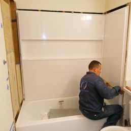 Our new bathtub install. Came out just as we envisioned it.