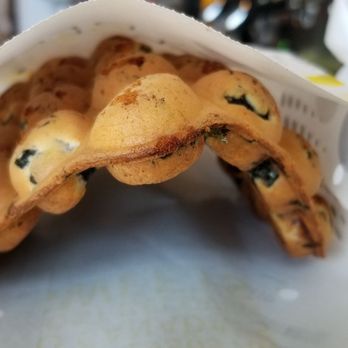Golden Bubbles - Pork floss with seaweed ($6) - Waffles Near Me - Toronto, Ontario Golden Bubbles - Pork floss with seaweed ($6) - Waffles Near Me - Toronto, Ontario