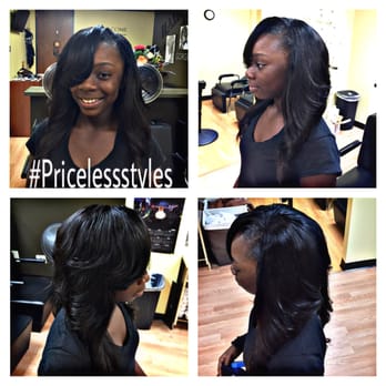Priceless Braids - Sew in w/side part - Hair Stylists Near Me - Dallas, Texas