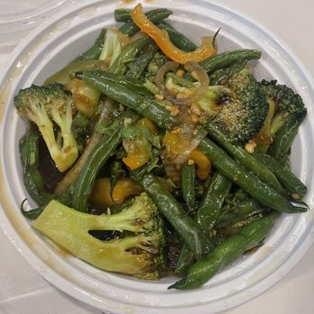 Dragon Wok - Fried Green Beans and Broccoli - Hakka Near Me - Surrey, British Columbia
