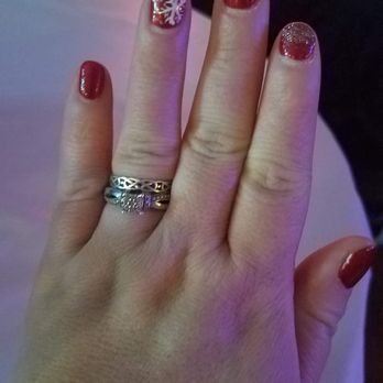 Ann's Nails - When I first got them done. - Nail Salons Near Me - Bartlett, Illinois