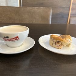 Coffee Square - Chai latte and a pastry