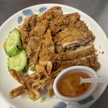 Thai Corner - Fried Chicken over Fried Rice - Thai Near Me - Chino Hills, California Thai Corner - Fried Chicken over Fried Rice - Thai Near Me - Chino Hills, California