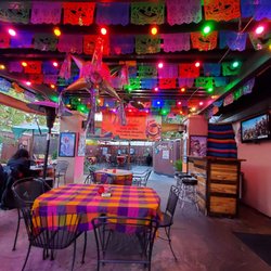 El Patio Restaurant - Patio area to the right of our table