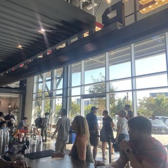 The Hangar - Inside. Beachwood bar. - Food Court Near Me - Long Beach, California The Hangar - Inside. Beachwood bar. - Food Court Near Me - Long Beach, California