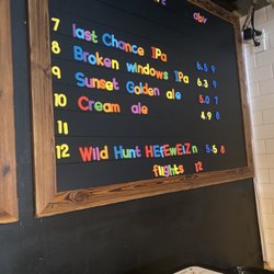 18th Ward Brewing - Beer menu