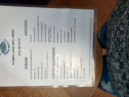 Menu photo 2 Stumpy Lake Golf Course Virginia Beach, VA