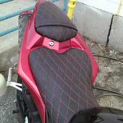 All New Upholstery - Custom Motorcycle Seat