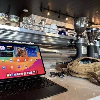 Summer Moon Coffee - Workspace for the morning! - Coffee & Tea Near Me - Austin, Texas