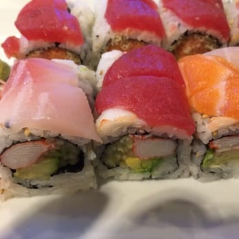 Fuji Yama - Rainbow Roll - Japanese Near Me - Grand Rapids, Michigan