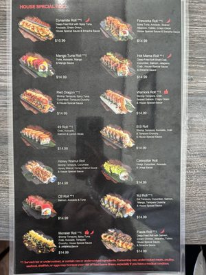 Menu photo 6 MJ Menlo Park Menlo Park, CA