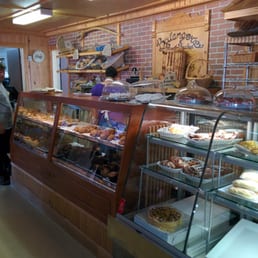 Inside the bakery.