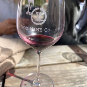 Fox Wine - This is the pour size. - Wine Tasting Room Near Me - Santa Barbara, California Fox Wine - This is the pour size. - Wine Tasting Room Near Me - Santa Barbara, California