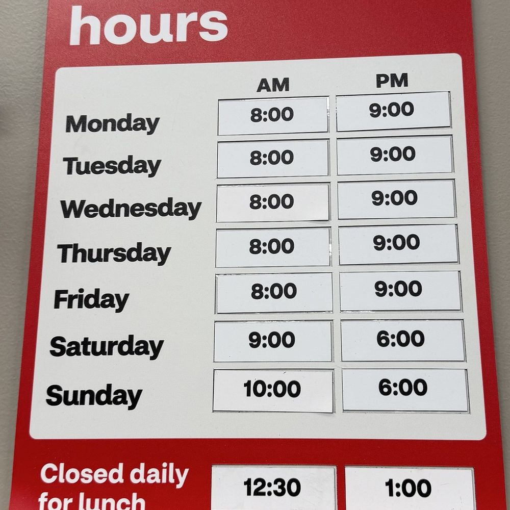 CVS Pharmacy - Pharmacy hours - closed for lunch - Convenience Stores Near Me - GILROY, California