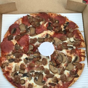 Jet's Pizza - Thin crust small pizza. - Pizza Near Me - Hermitage, Tennessee