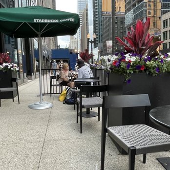 Starbucks - Outdoor patio - Coffee & Tea Near Me - Chicago, Illinois Starbucks - Outdoor patio - Coffee & Tea Near Me - Chicago, Illinois