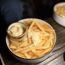 Realm Rooftop Bar & Lounge - Parmesan Fries ( with added Parmesan)