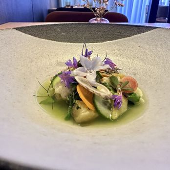 Jacaranda - Grilled in raw vegetables - New American Near Me - Los Angeles, California