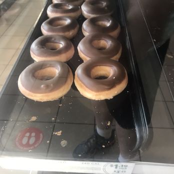 RaceTrac - a tray of doughnuts in a display case - Gas Stations Near Me - St Augustine, Florida