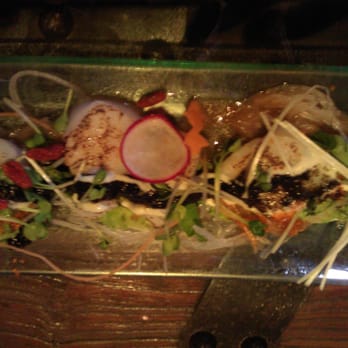 Kingyo - Scallops carpaccio - Japanese Near Me - Vancouver, British Columbia