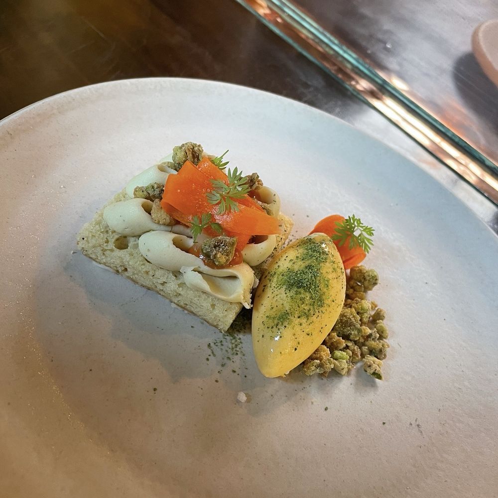 Le Pigeon - Carrot dessert - French Near Me - Portland, Oregon Le Pigeon - Carrot dessert - French Near Me - Portland, Oregon