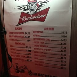 Snack Shop - Menu