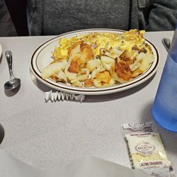 Central Cafe - Beef lovers omlet & American fries