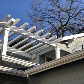 NorthStar Painting - 2nd floor trellis prepped, caulked and painted - Painters Near Me NorthStar Painting - 2nd floor trellis prepped, caulked and painted - Painters Near Me