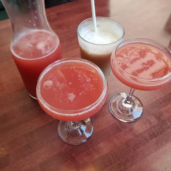 The Coupe - Hibiscus mimosas carafe and vanilla latte. - Diners Near Me - Washington, DC, District of Columbia The Coupe - Hibiscus mimosas carafe and vanilla latte. - Diners Near Me - Washington, DC, District of Columbia