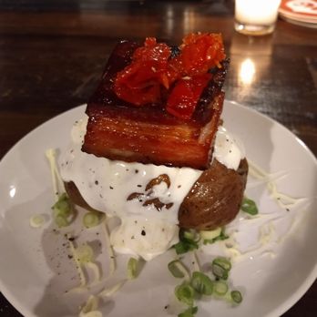 Mekelburg's - Baked Potato (slab bacon/pork belly) - Bars Near Me - Brooklyn, New York Mekelburg's - Baked Potato (slab bacon/pork belly) - Bars Near Me - Brooklyn, New York
