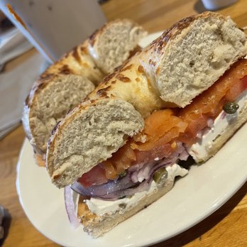 Zekes Coffee - 1) Bagel w/ Lox 2) Iced Chai - Coffee & Tea Near Me - Baltimore, Maryland Zekes Coffee - 1) Bagel w/ Lox 2) Iced Chai - Coffee & Tea Near Me - Baltimore, Maryland