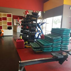 Ultimate Fitness - Group Class equipment.